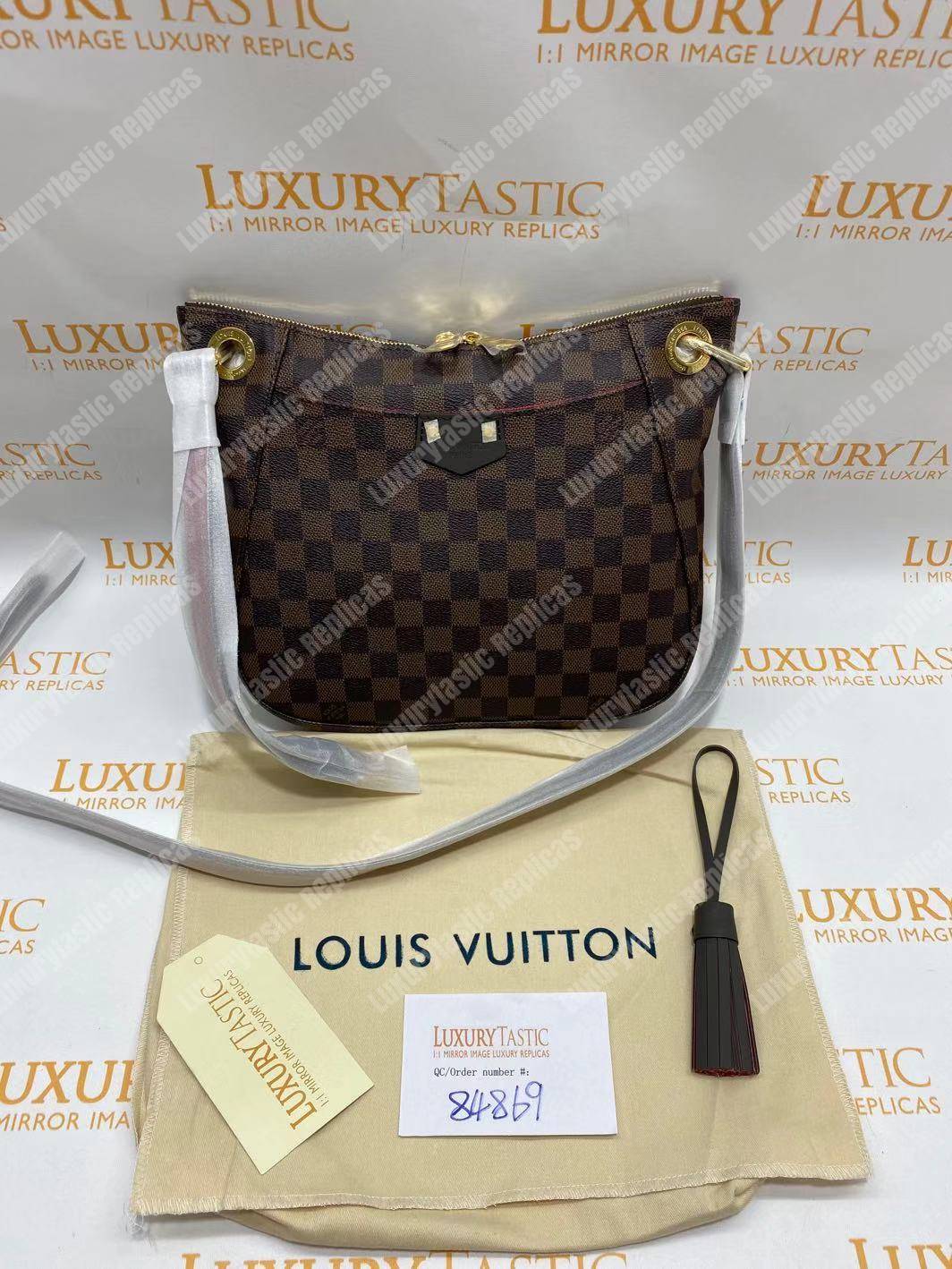 LV South Bank Besace Bag Damier Ebene