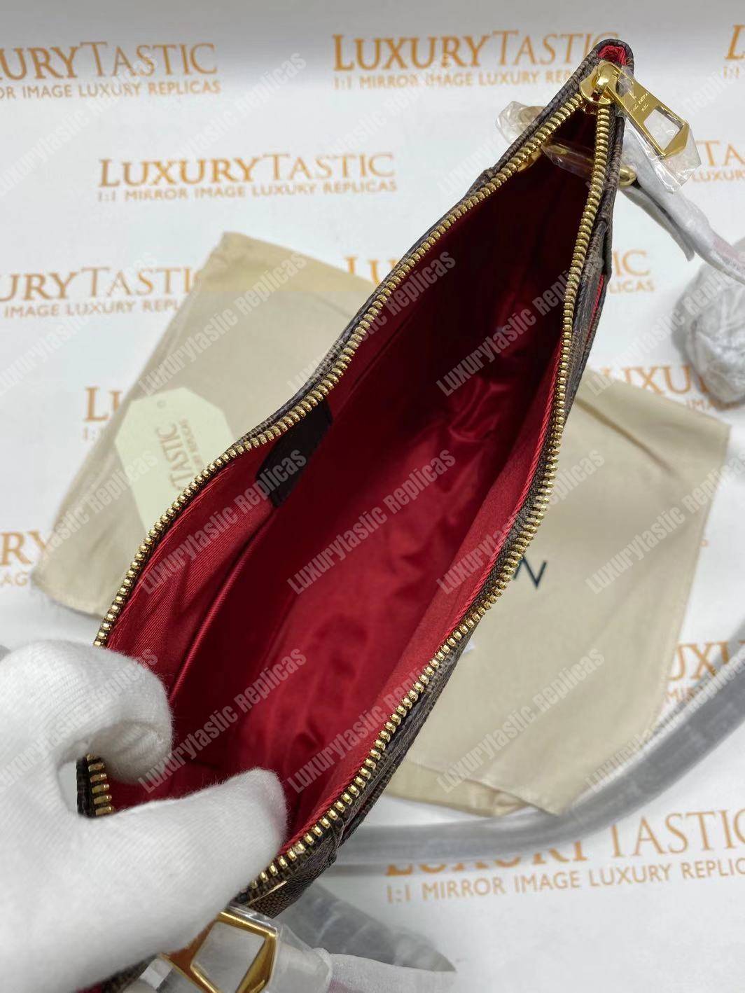 LV South Bank Besace Bag Damier Ebene