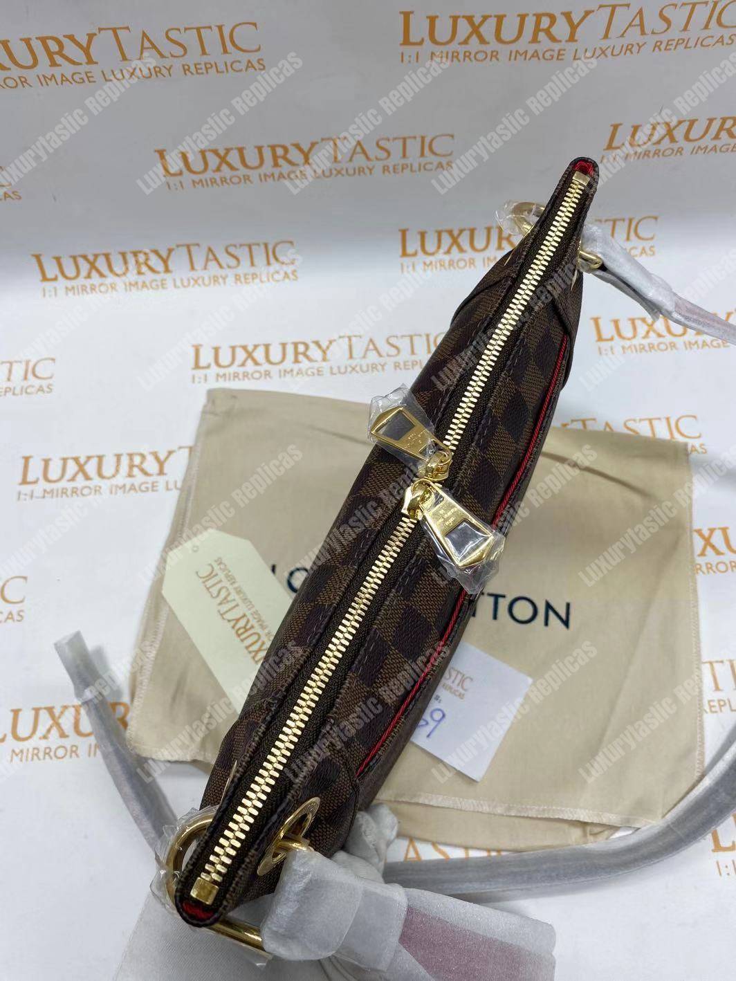 LV South Bank Besace Bag Damier Ebene