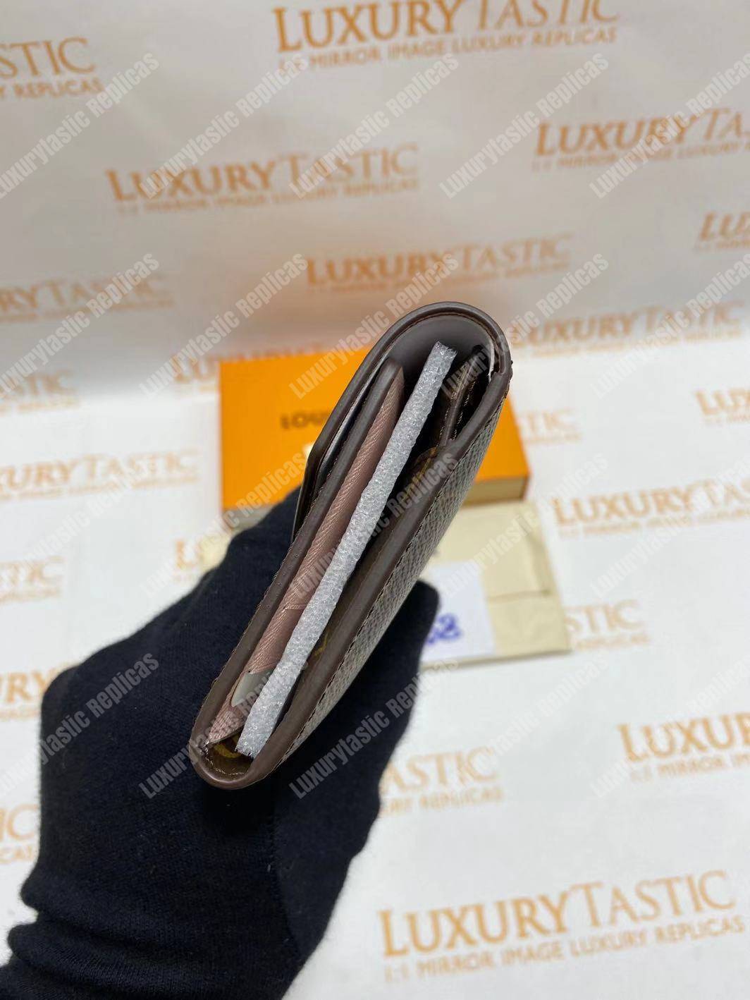 LV Joséphine Wallet Monogram Rose Ballerine