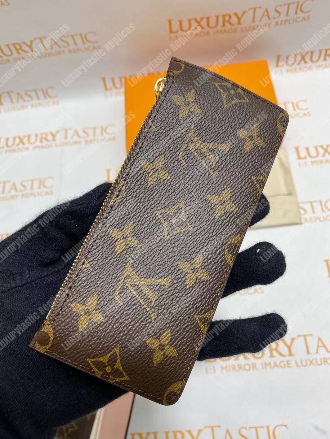 LV Joséphine Wallet Monogram Rose Ballerine