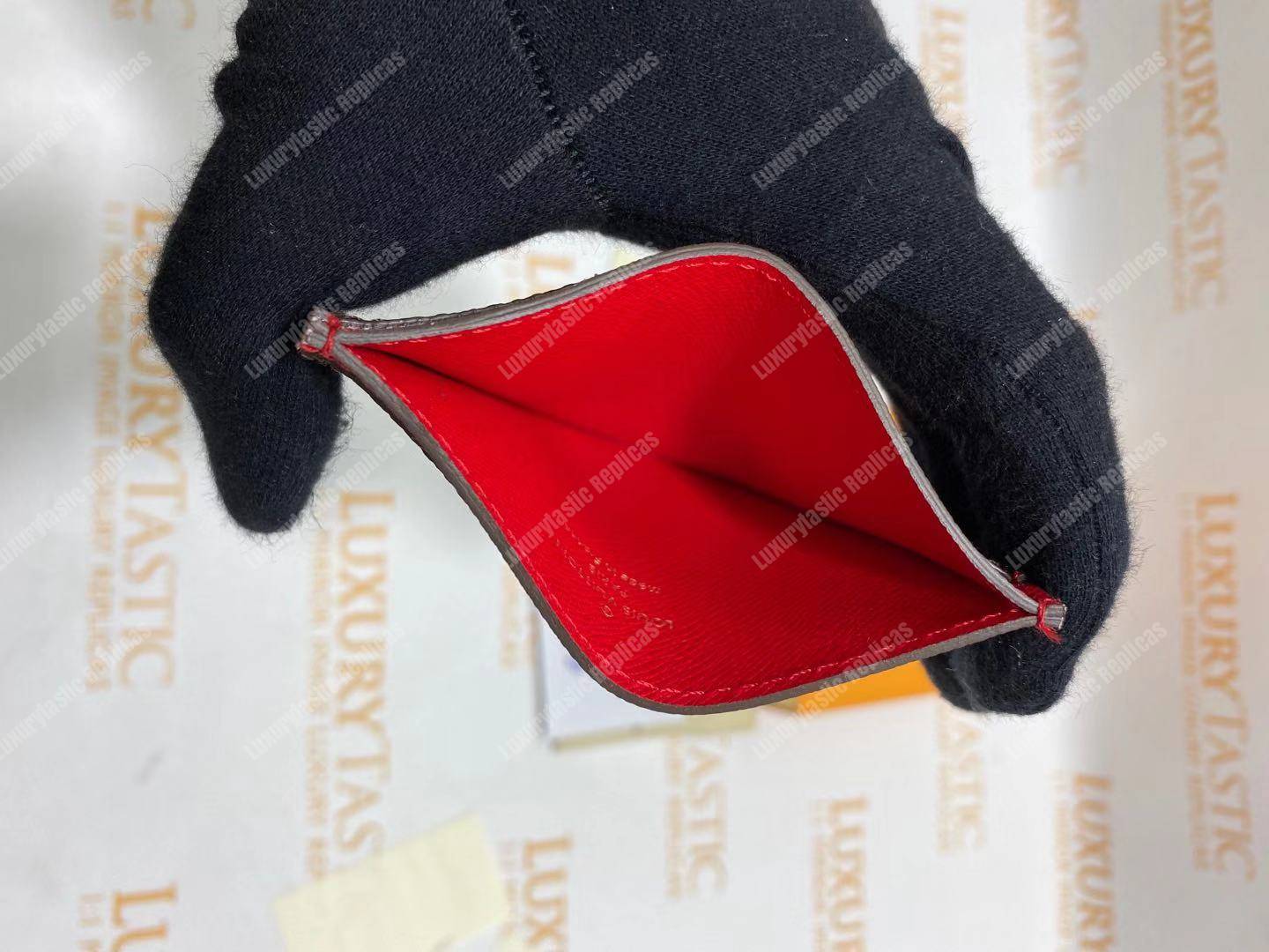 LV Card Holder Monogram Canvas Fuchsia Pink