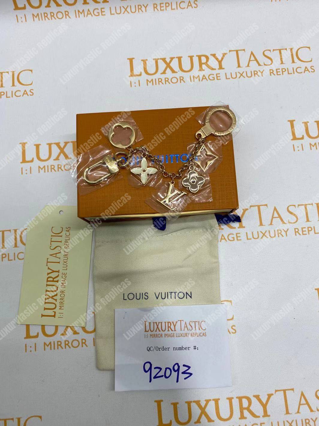 LV Fleur de Monogram Bag Charm