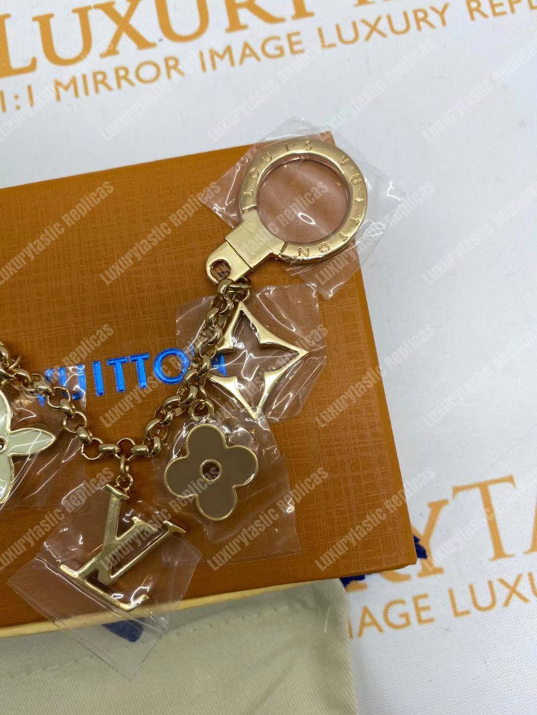 LV Fleur de Monogram Bag Charm