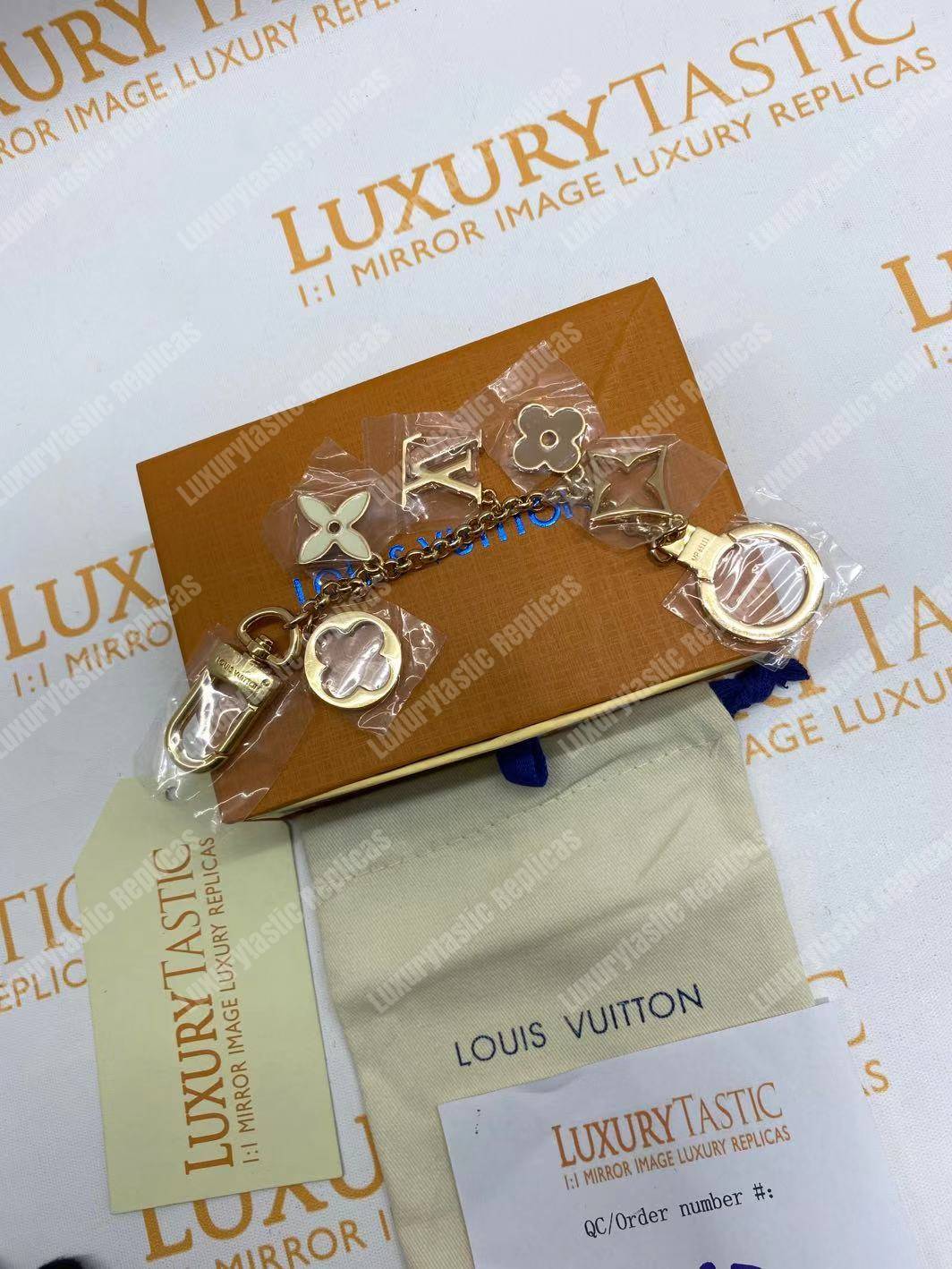 LV Fleur de Monogram Bag Charm