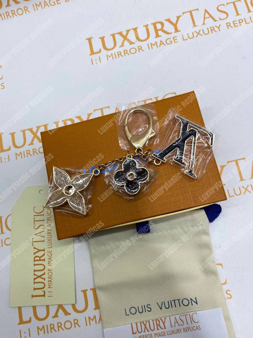 LV Fleur de Monogram Bag Charm