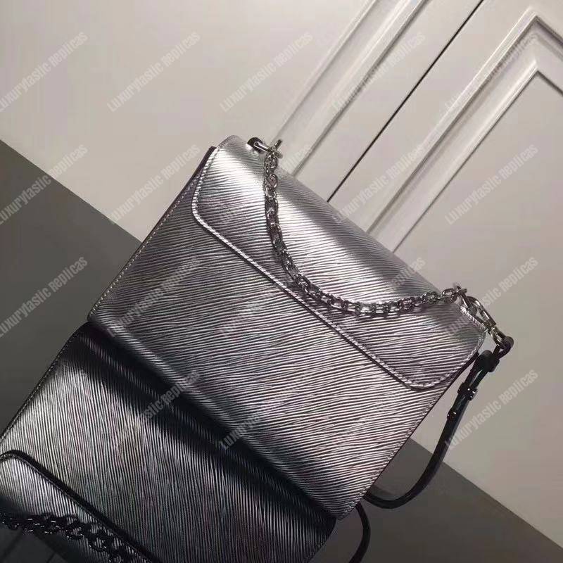 LV Twist MM Argento Silver