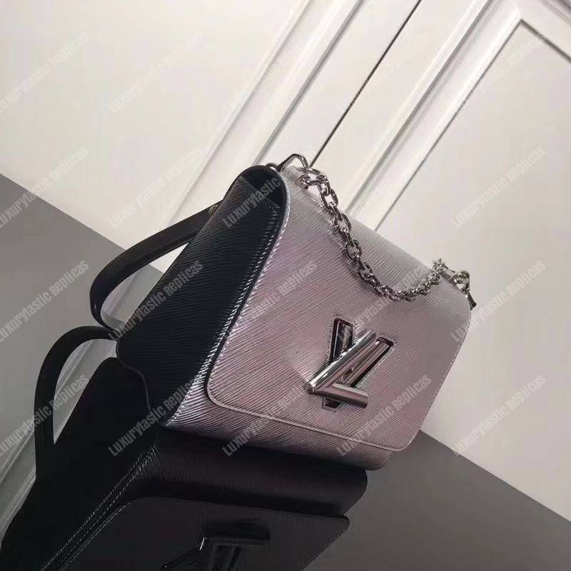 LV Twist MM Argento Silver