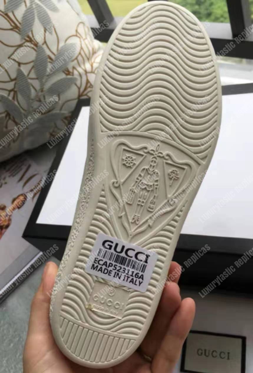 G*u*i ace leather sneaker white