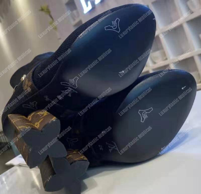 LV Silhouette Ankle Boot Monogram Canvas