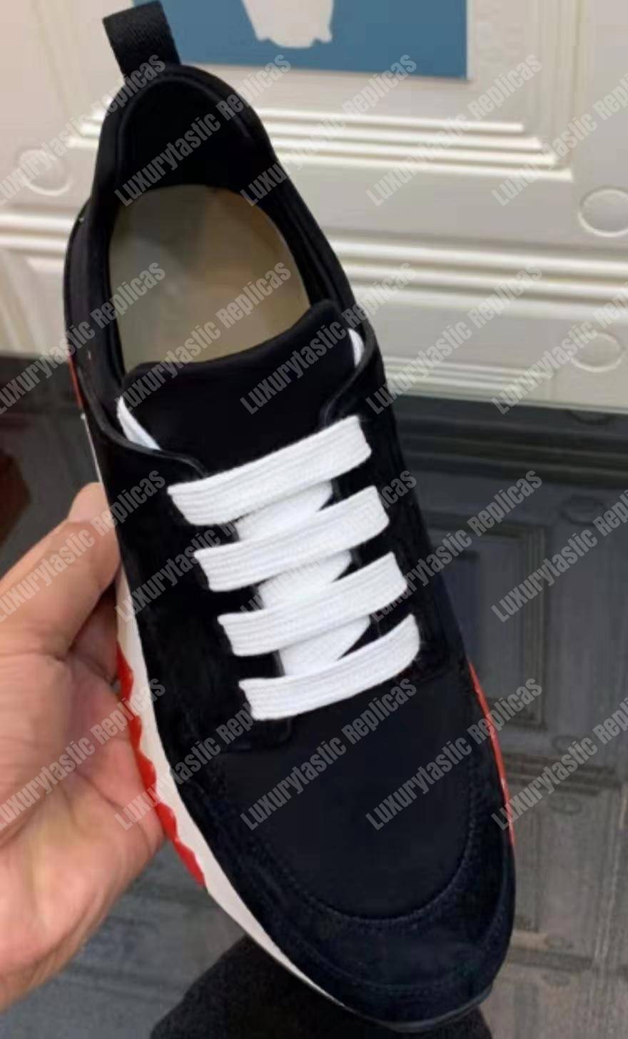 H**mes stadium sneaker noir