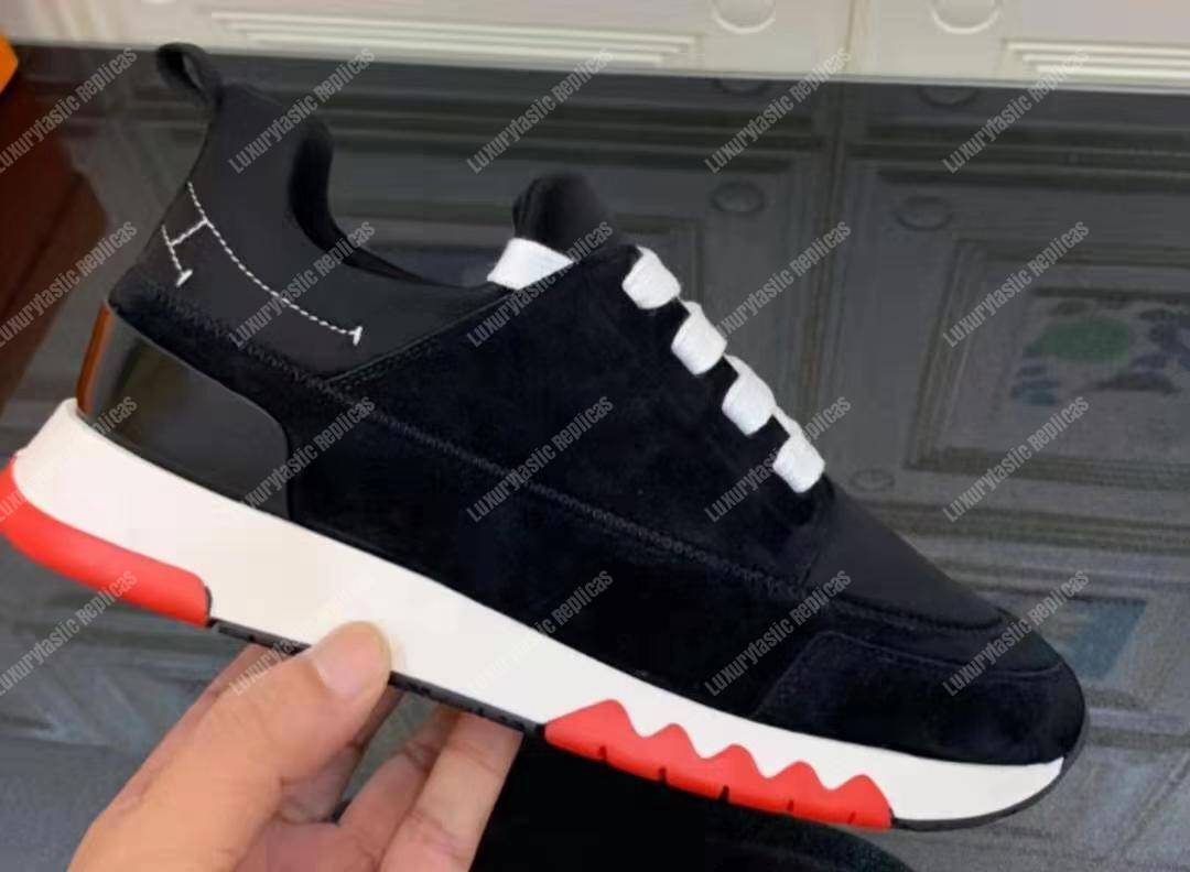 H**mes stadium sneaker noir