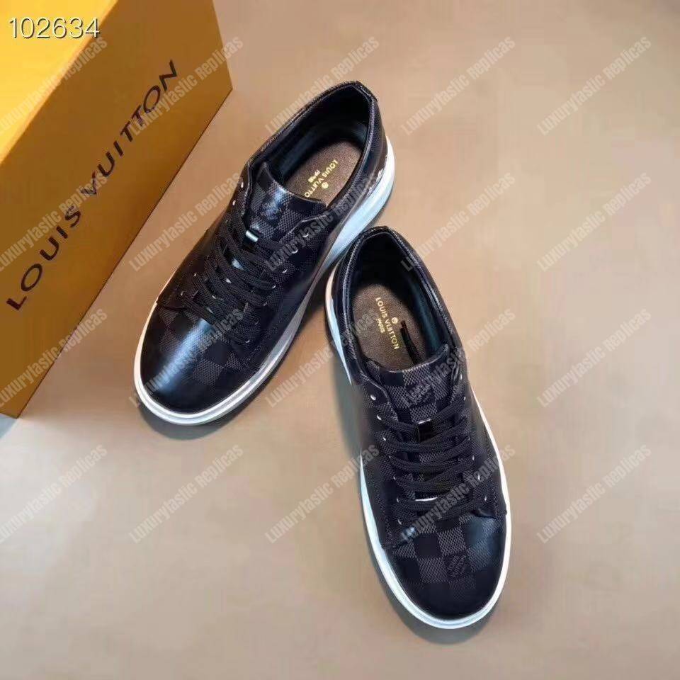 LV Beverly Hills Sneaker Damier Glzaed Canvas