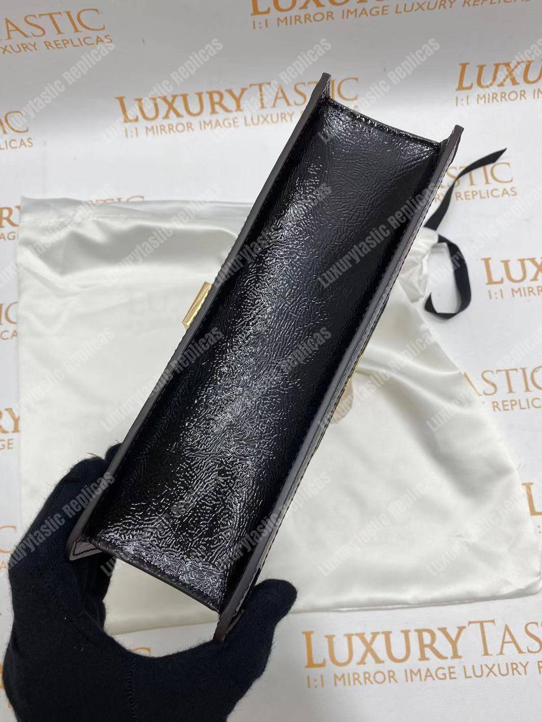 G*u*i sylvie velvet small shoulder bag black