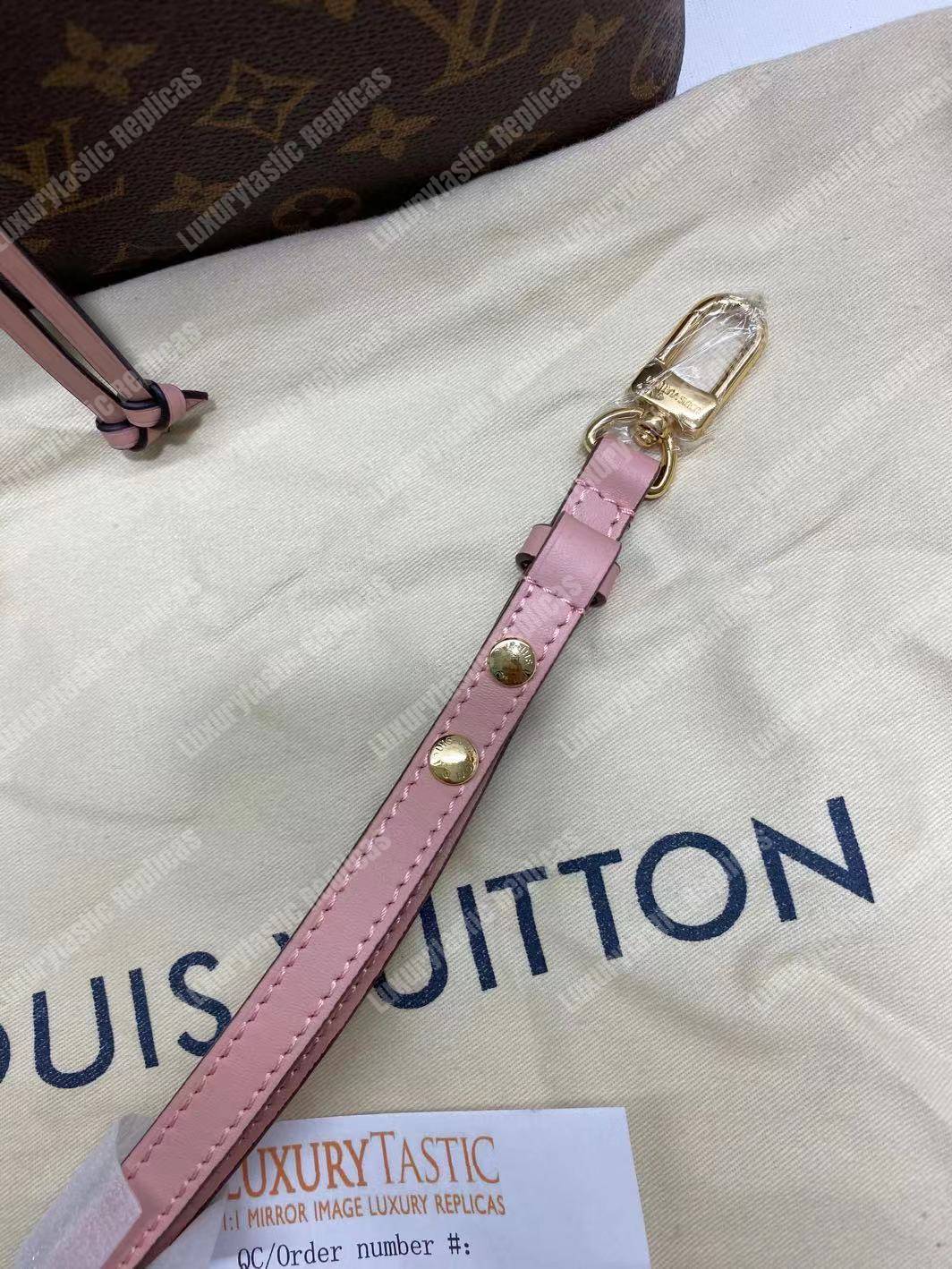 LV NéoNoé Monogram Bucket Bag Rose Ballerine
