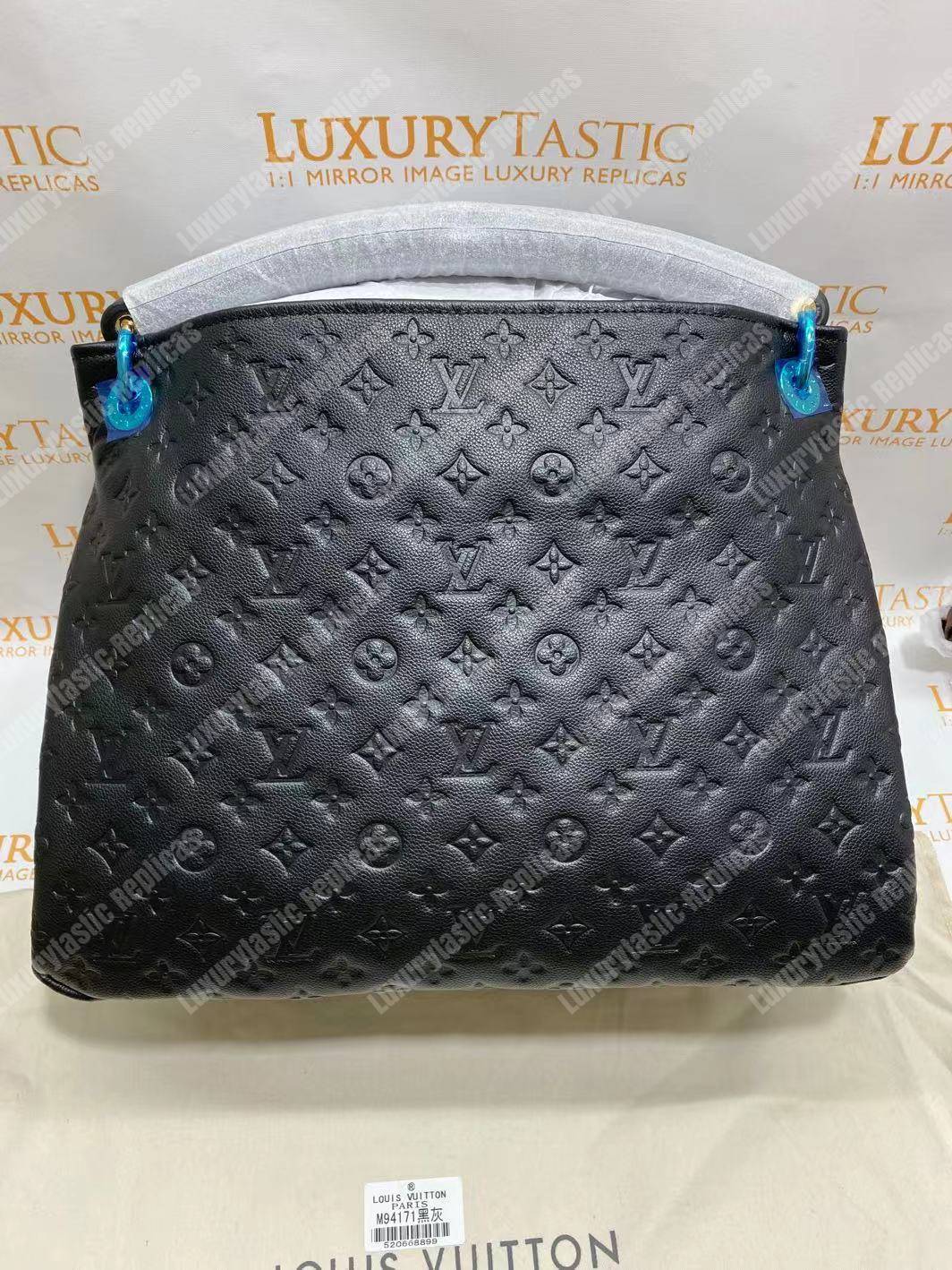 LV Artsy MM Monogram Empreinte Leather Noir