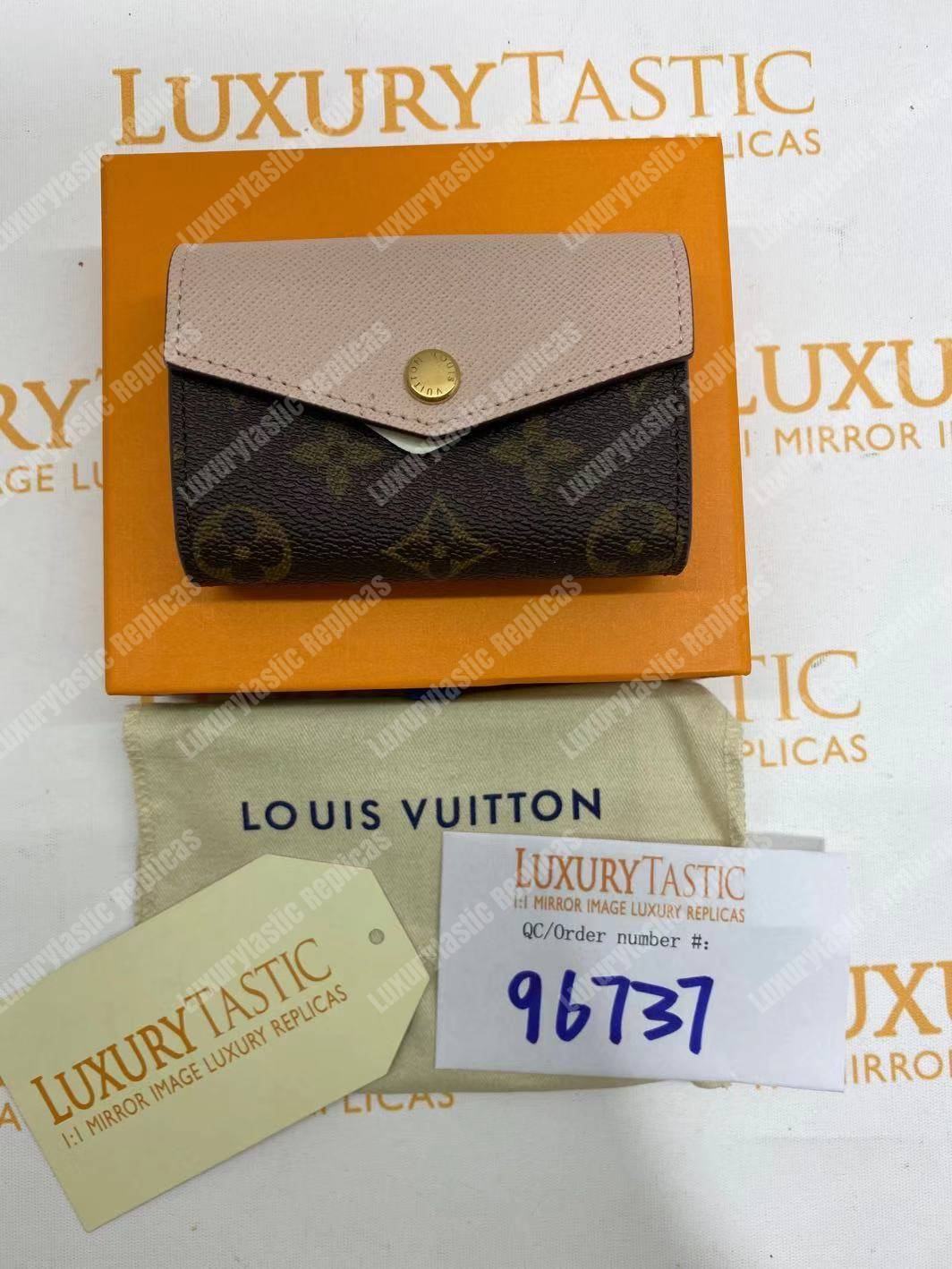 LV Sarah Multicartes Rose Ballerine Pink