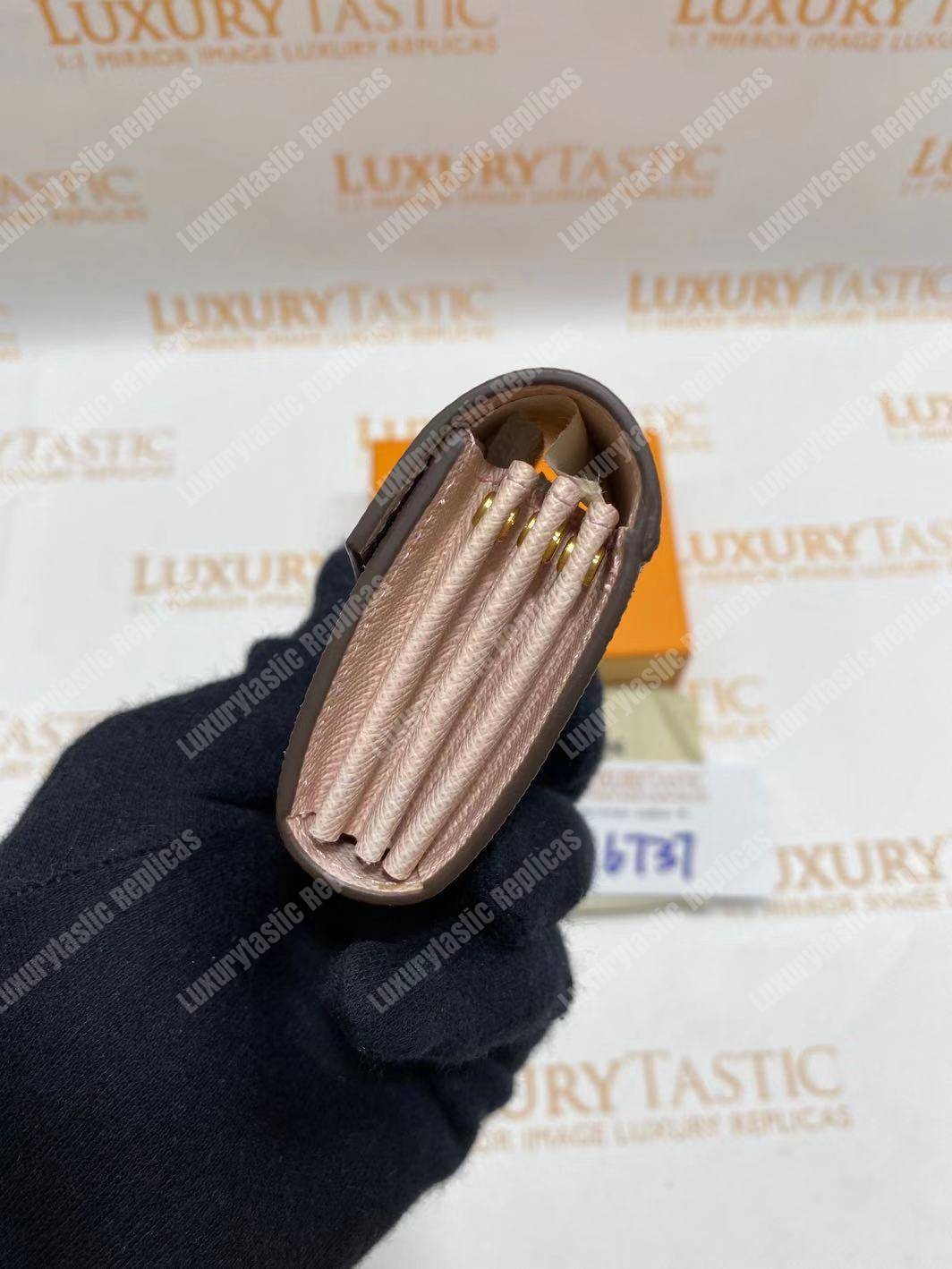 LV Sarah Multicartes Rose Ballerine Pink