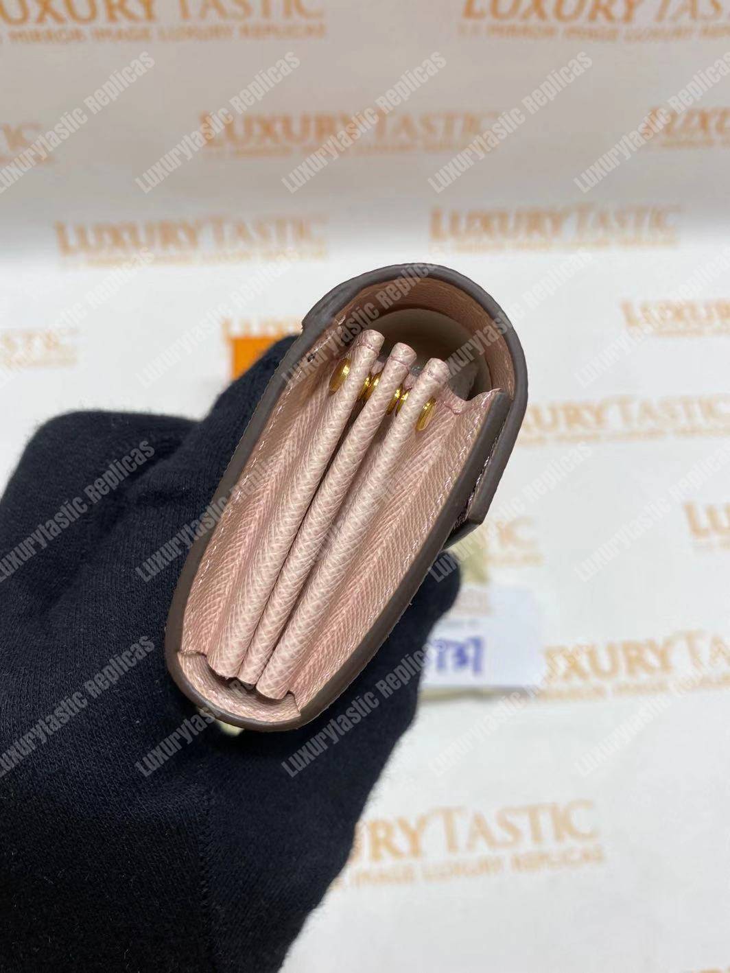 LV Sarah Multicartes Rose Ballerine Pink