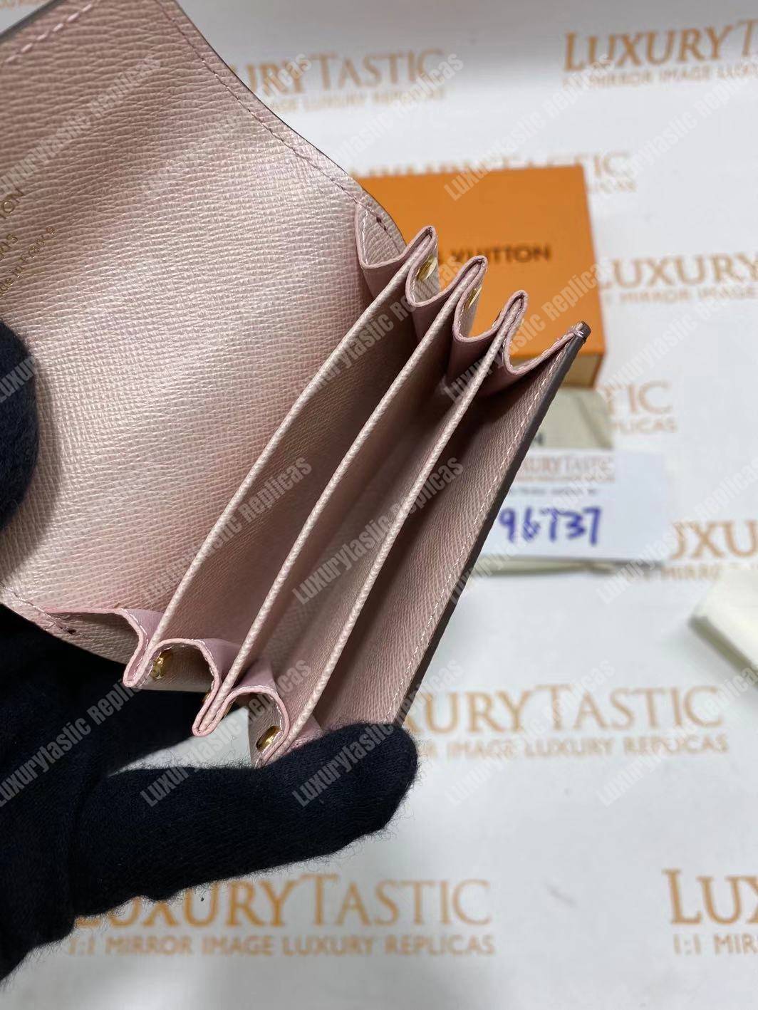 LV Sarah Multicartes Rose Ballerine Pink