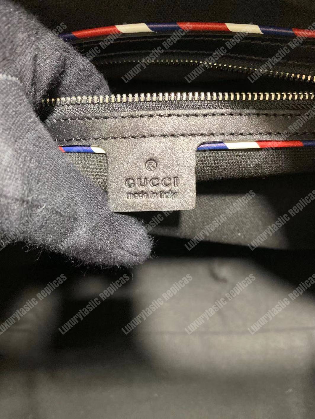 G*u*i night courrier soft gg sup*e carry-on duffle