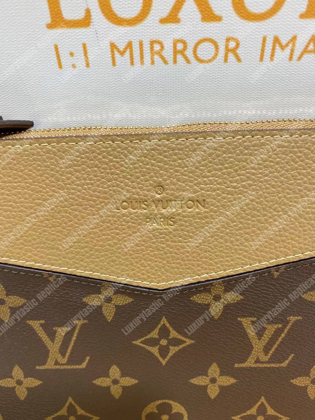 LV Daily Pouch Monogram Sesame