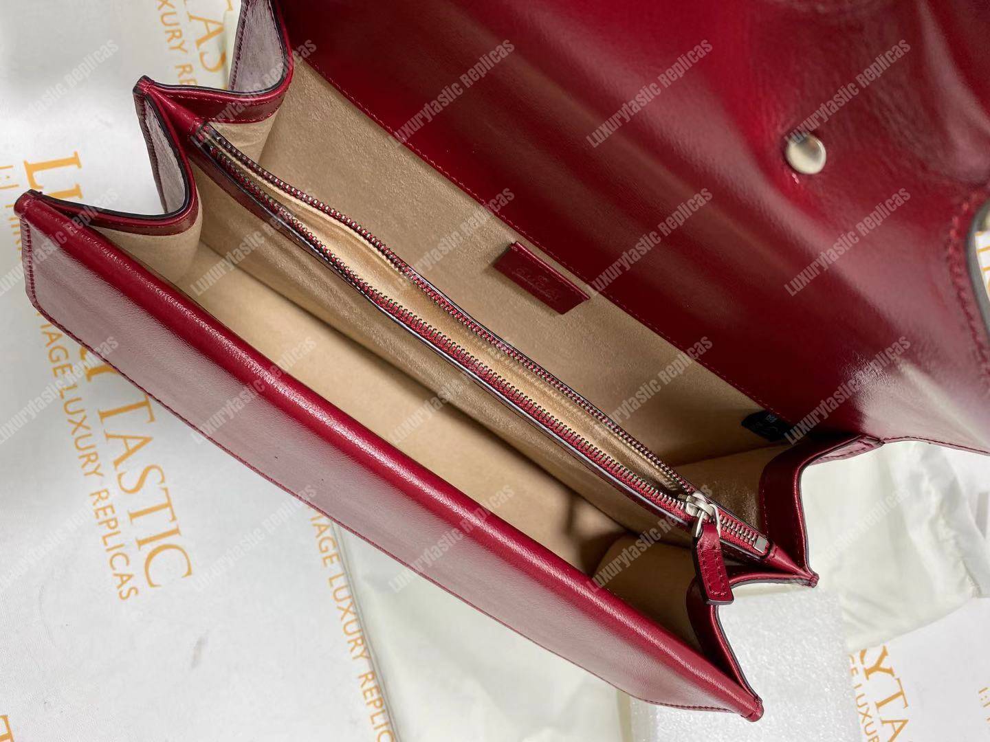 G*u*i dionysus gg tweed small shoulder bag black/white