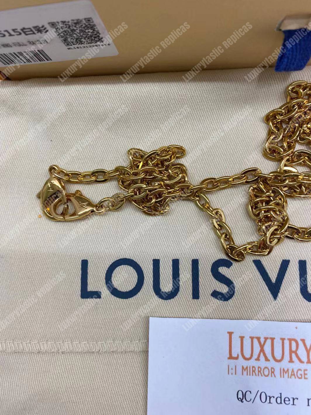 LV Multicolor Cosmetic Pouch GM White