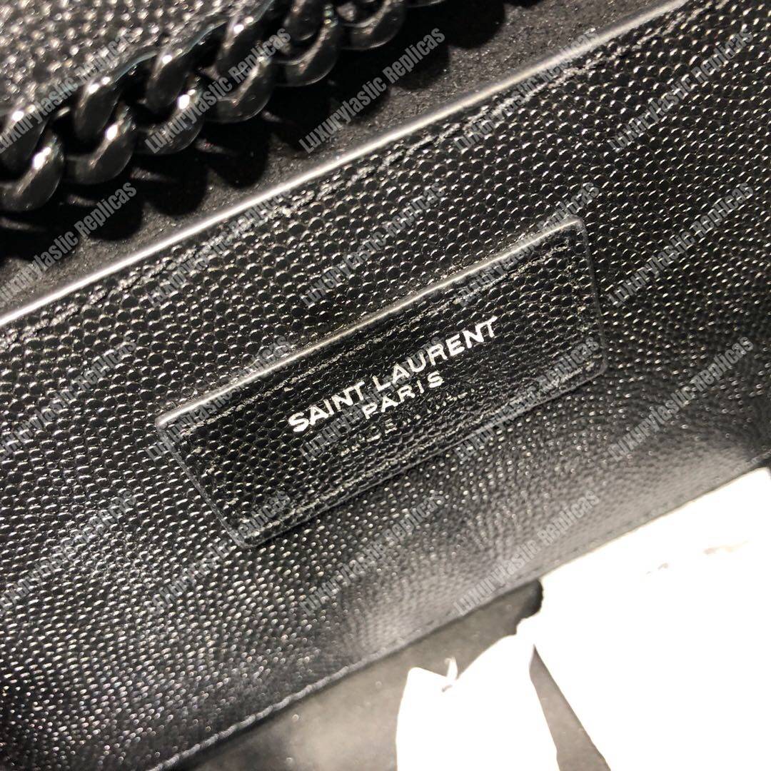 Saint Laurent Kate Small In Grain De Poudre Embossed Leather Matte Hardware