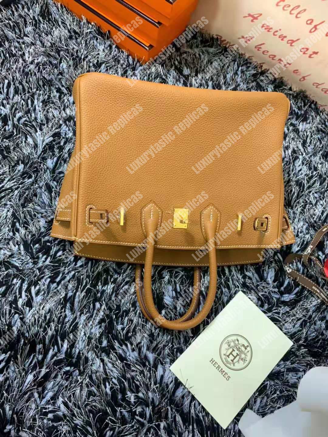 H**mes birkin 30cm togo gold