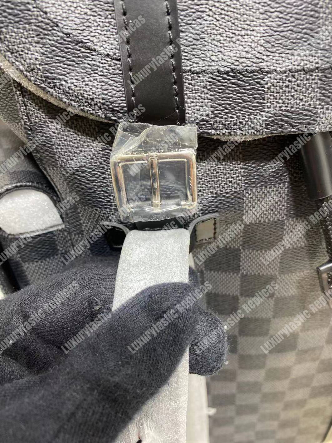 LV Christopher Backpack PM Damier Graphite