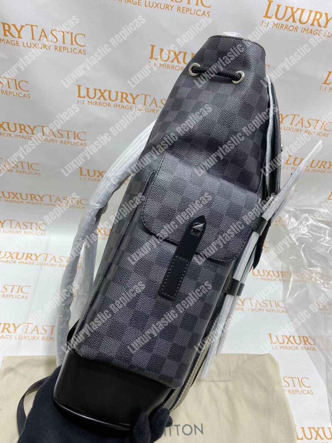 LV Christopher Backpack PM Damier Graphite