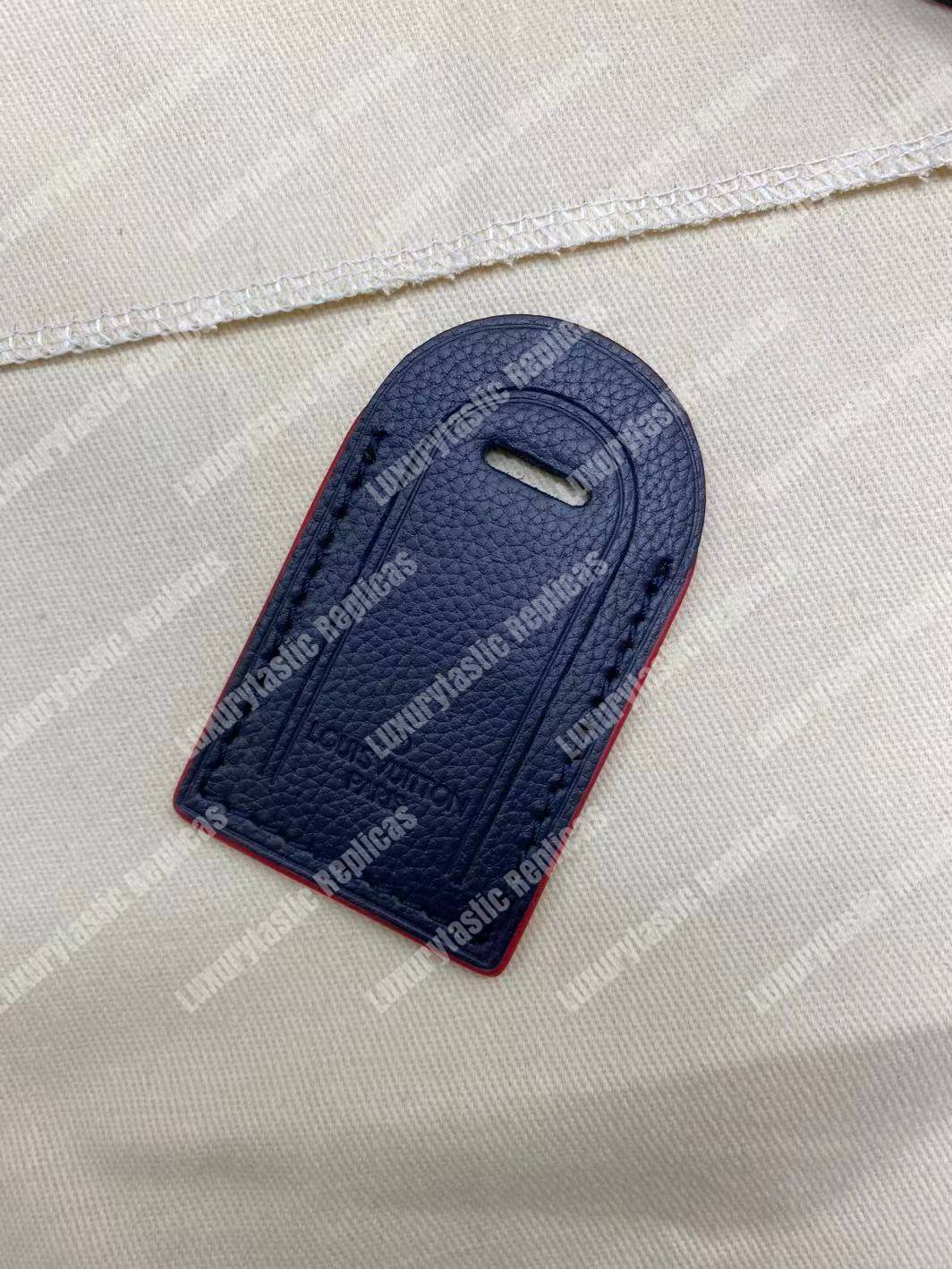 LV Melie Designer Monogram Leather Marine Rouge