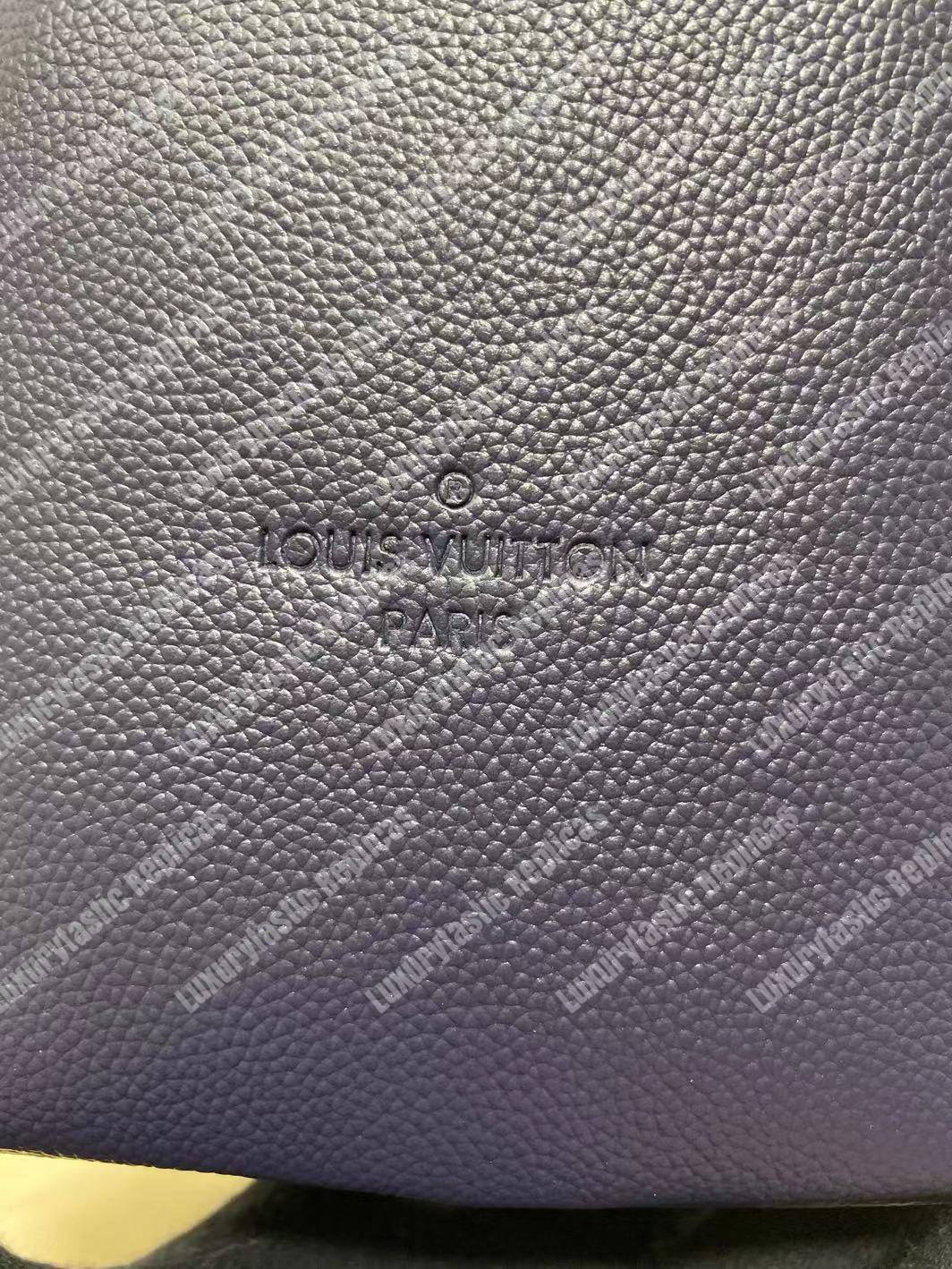 LV Melie Designer Monogram Leather Marine Rouge