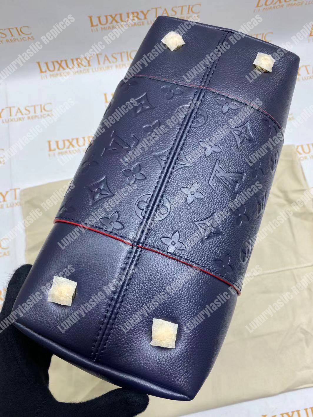 LV Melie Designer Monogram Leather Marine Rouge