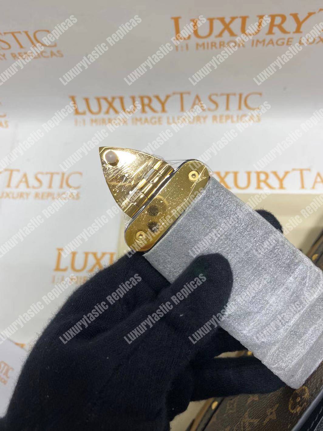 LV Trunk Clutch Monogram Reverse Canvas