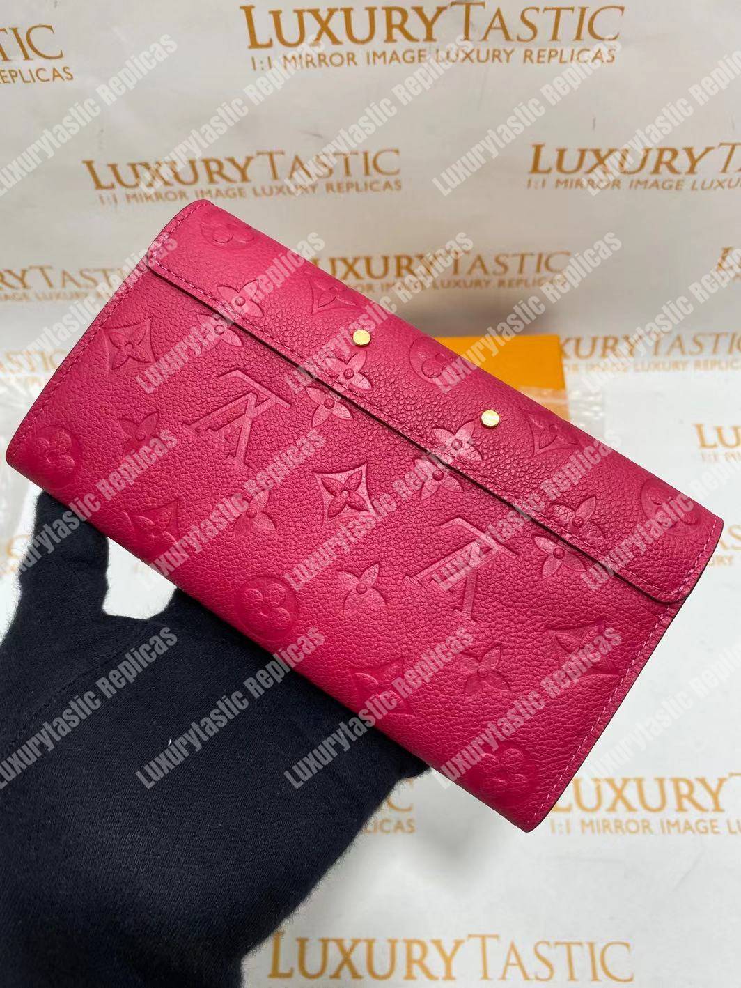 LV Metis Wallet Monogram Empreinte Leather Freesia