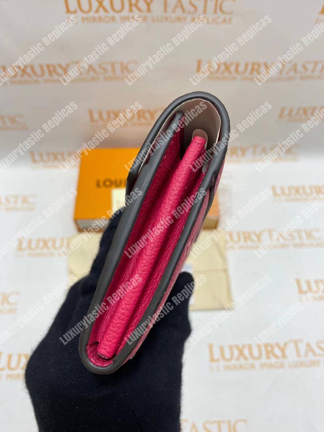 LV Metis Wallet Monogram Empreinte Leather Freesia