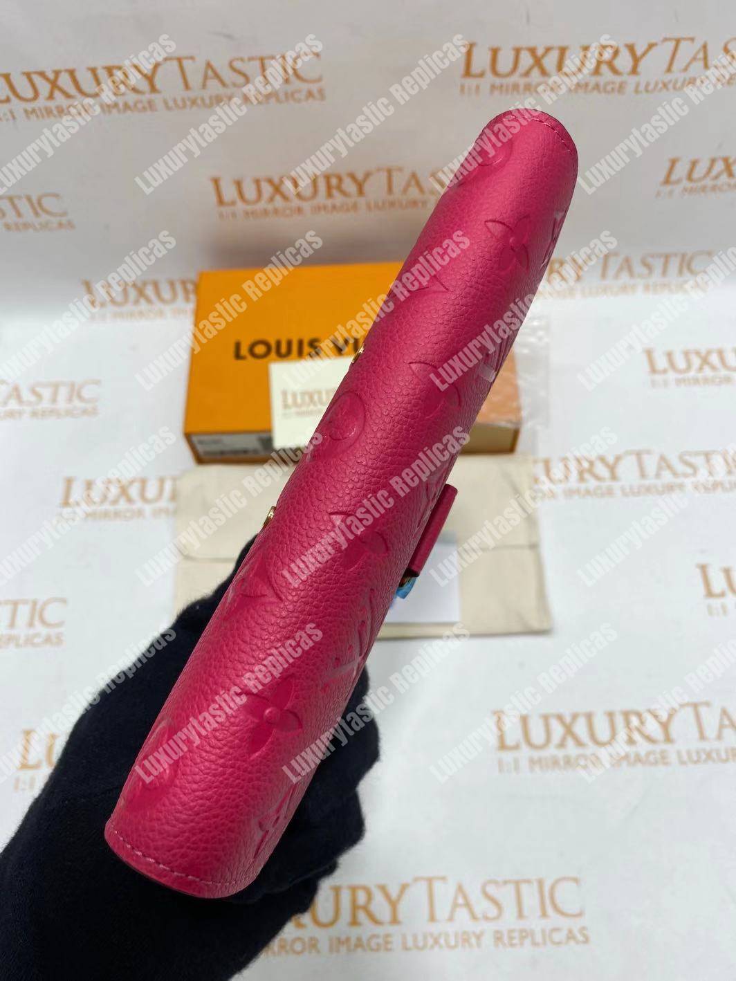LV Metis Wallet Monogram Empreinte Leather Freesia
