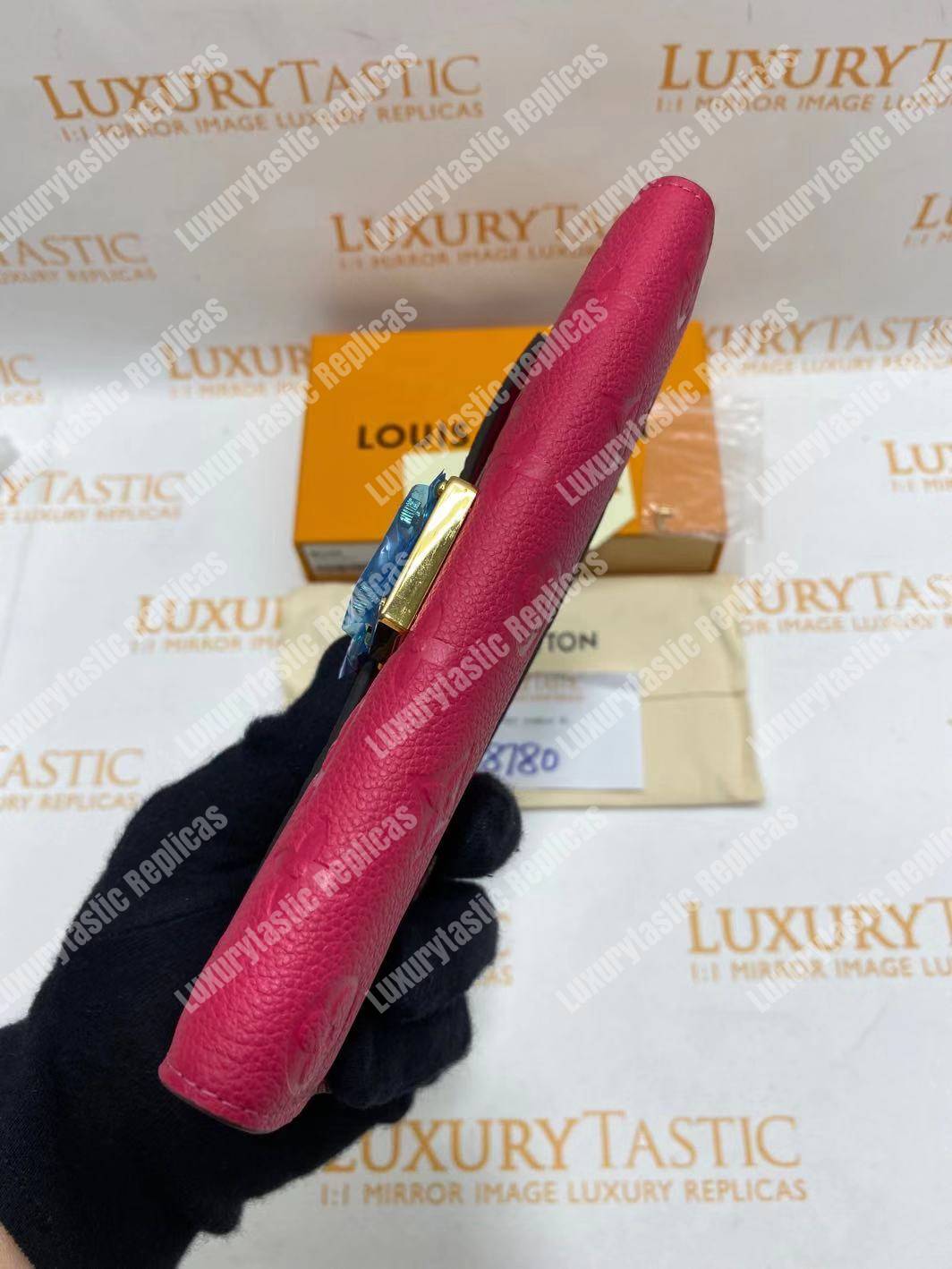 LV Metis Wallet Monogram Empreinte Leather Freesia
