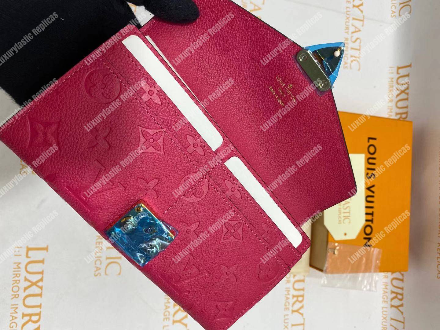 LV Metis Wallet Monogram Empreinte Leather Freesia