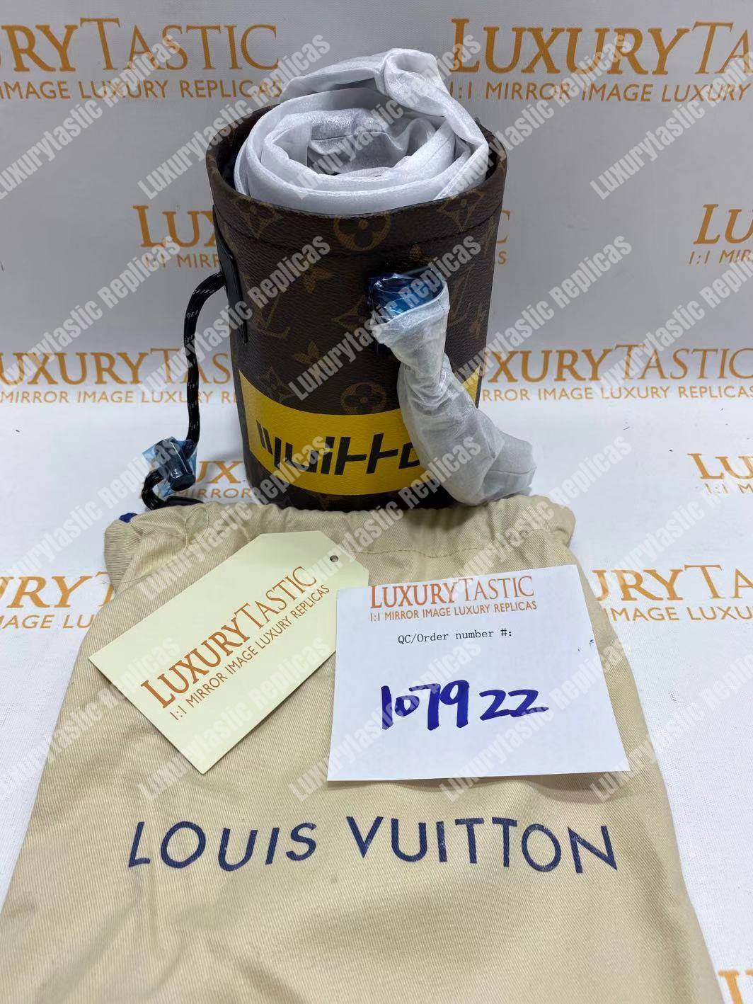 LV Chalk Nano Bag Monogram Marron