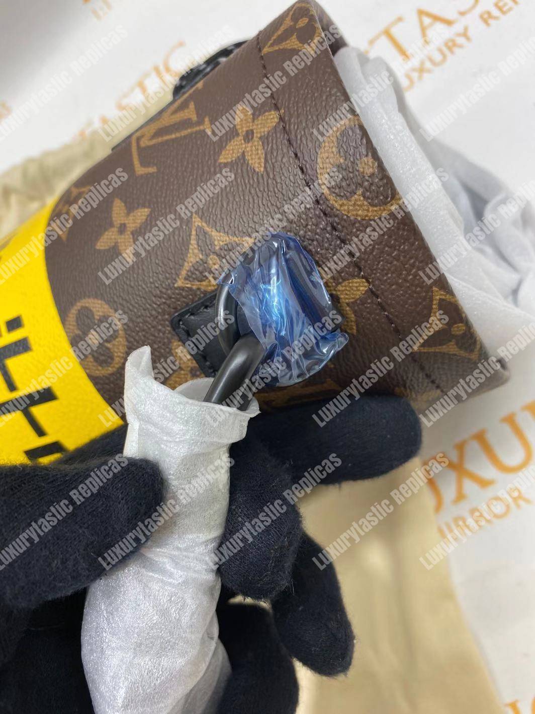 LV Chalk Nano Bag Monogram Marron