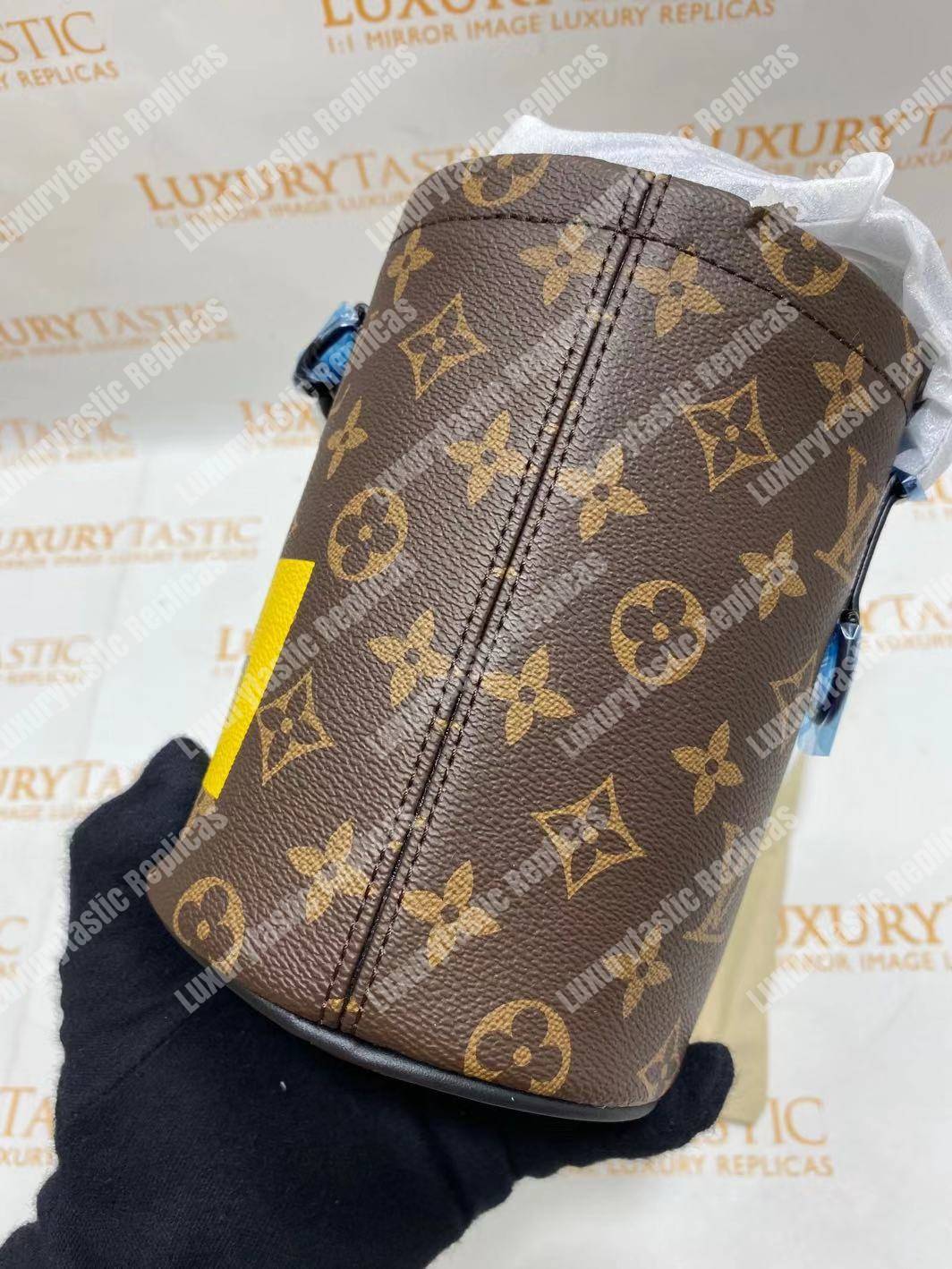 LV Chalk Nano Bag Monogram Marron