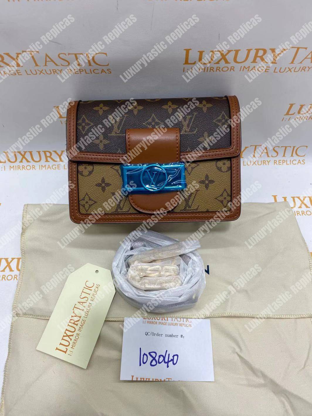 LV Mini Dauphine Monogram/Monogram Reverse