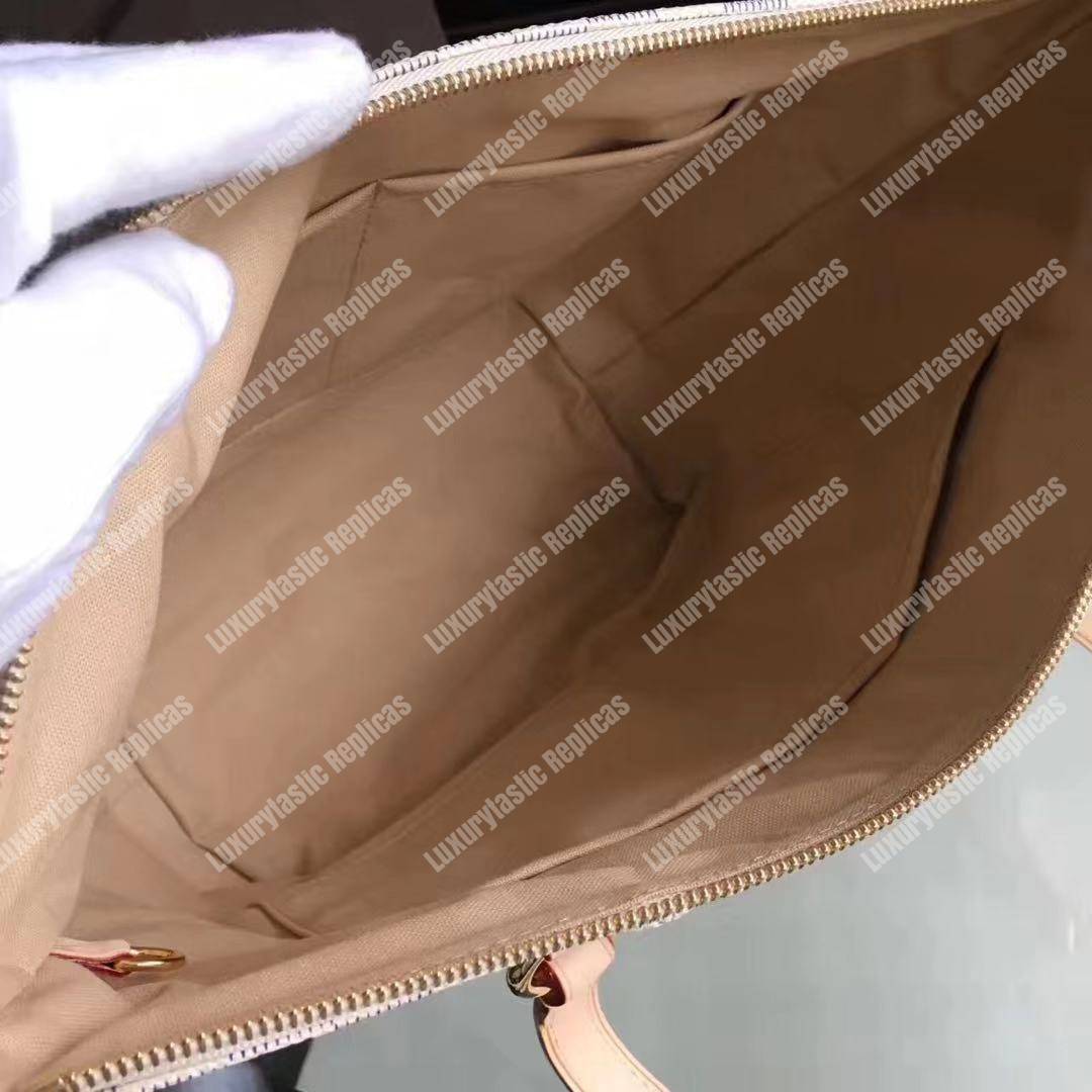 LV Totally MM Bag Damier Azur Beige
