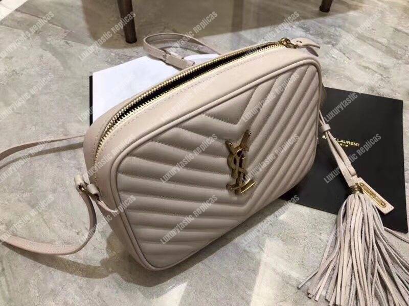 Saint Lauren Lou Camera Bag In Quilted Leather