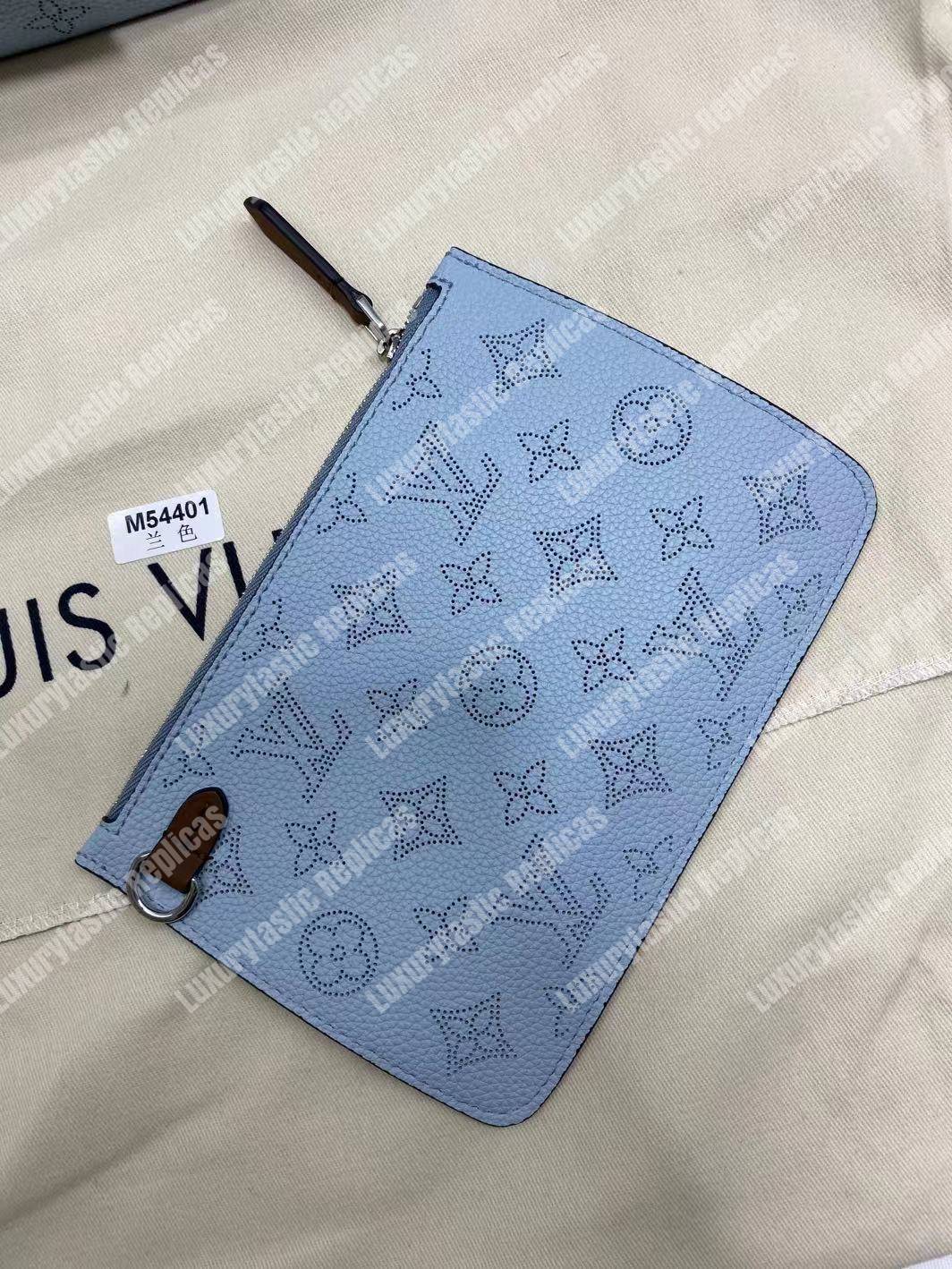 LV Girolata Handbag Mahina Bleu Horizon Pumpkin