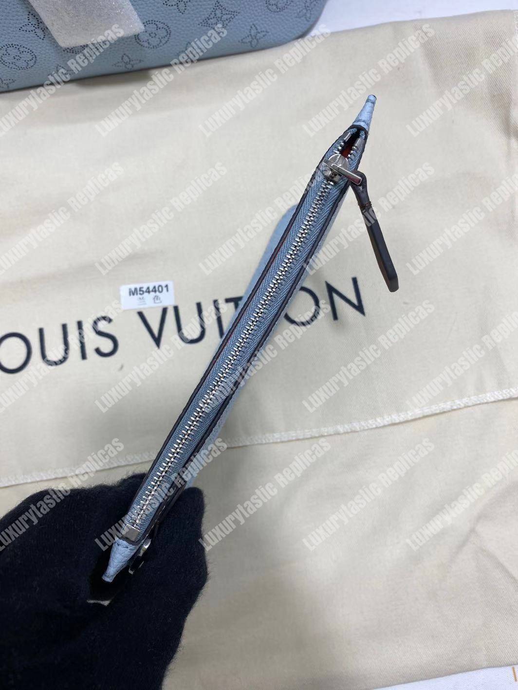 LV Girolata Handbag Mahina Bleu Horizon Pumpkin