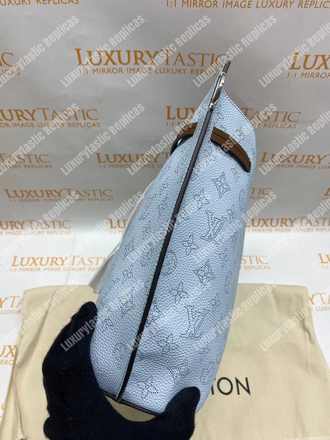 LV Girolata Handbag Mahina Bleu Horizon Pumpkin